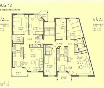 3.5 Zimmer, 86 m², 2. Stock - Photo 6