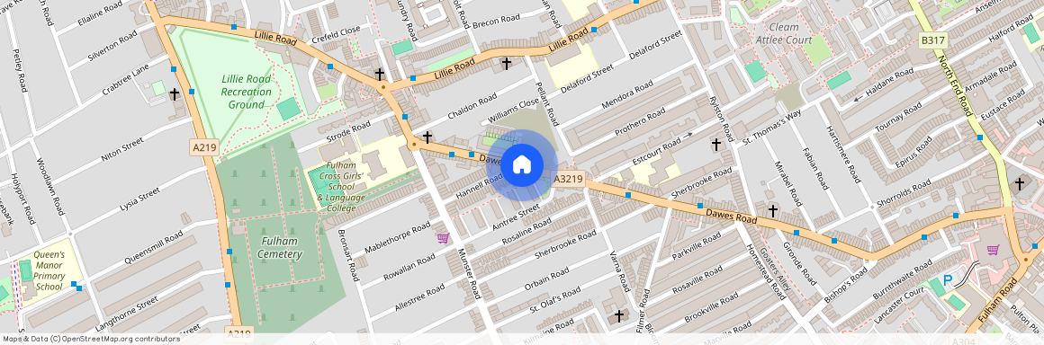 219A Dawes Road, London SW6 7QZ, United Kingdom