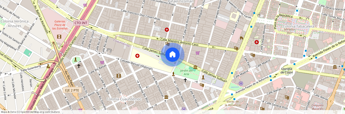 Renta de departamento C James Sullivan, Colonia San Rafael, C.P. 06470, Df / Cdmx