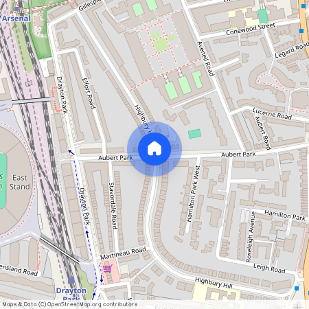 Highbury Hill, Highbury, London, N5