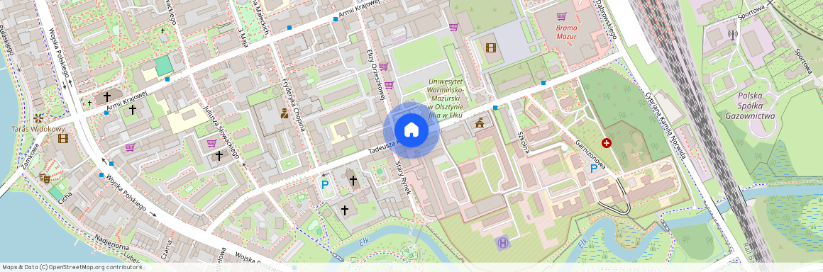 ul. Tadeusza Kościuszki, Ełk, ełcki, warmińsko-mazurskie