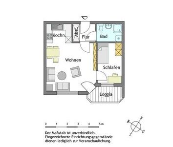 1-Zimmer-Wohnung in Mülheim-Speldorf - Foto 1