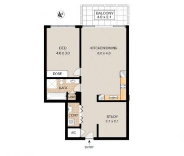 One Bedroom Plus Study Apartment - Photo 2