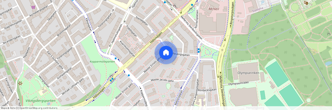 Helsingborg Slottshöjden, Skåne, Mäster Ernst gata 24