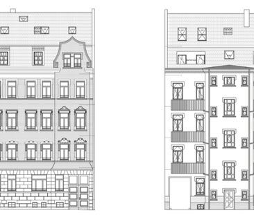 Erstbezug nach Denkmalsanieung ab 01.06.2026 *3 Zimmer mit Balkon i... - Photo 1