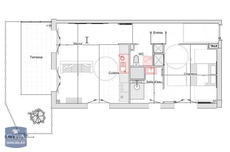 Appartement à louer 2 pièces 49.1m² - Photo 5