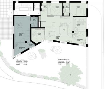 Wohnen am Park: Moderne Wohnung an sonniger Lage - Photo 1