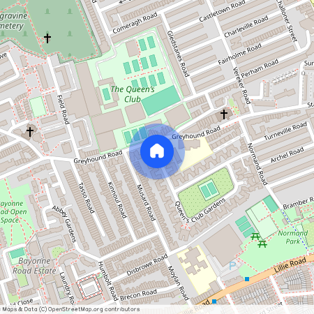 Queen's Club Gardens, W14 9SJ, London