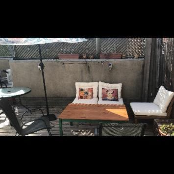 Un beau unique style de 5 1/2 presqu'a 1000pc, plein cœur sur de la promenade Masson avec une grande terrasse privée à l'arrière incluant un cabanon. - Photo 3