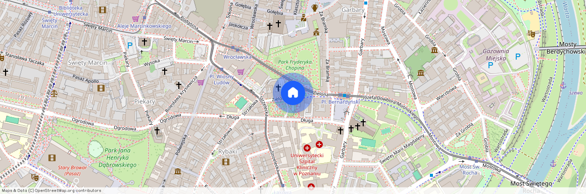 ul. Zielona, Centrum, Stare Miasto, Poznań, wielkopolskie