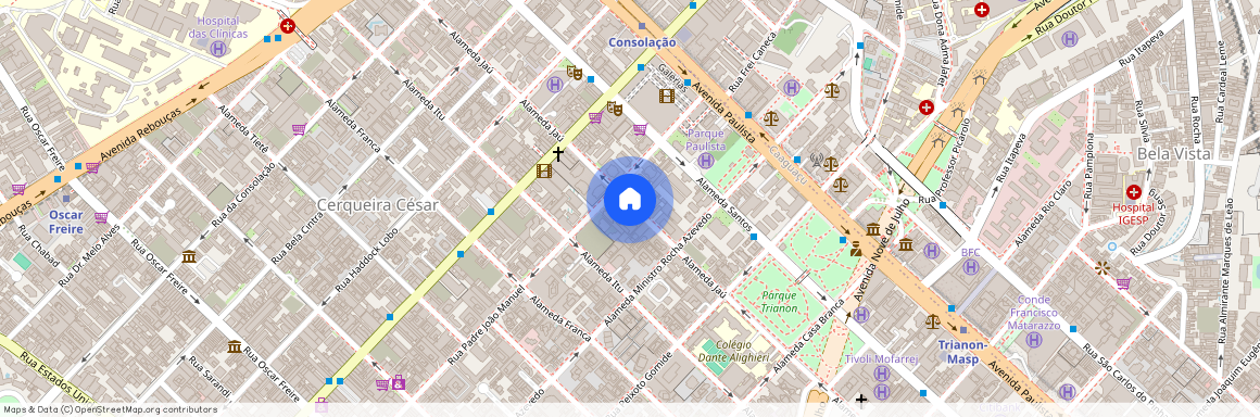 Alameda Jaú, 1325, Jardim Paulista, São Paulo, São Paulo, 01420005