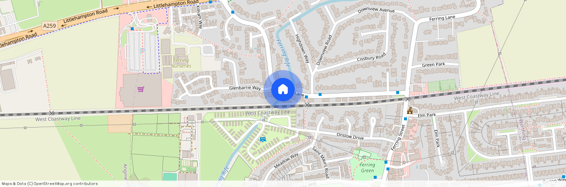 Langbury Lane, Ferring, Worthing, West Sussex, BN12
