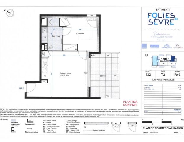 Appartement T2 à louer Nantes - 42 m² - Photo 1
