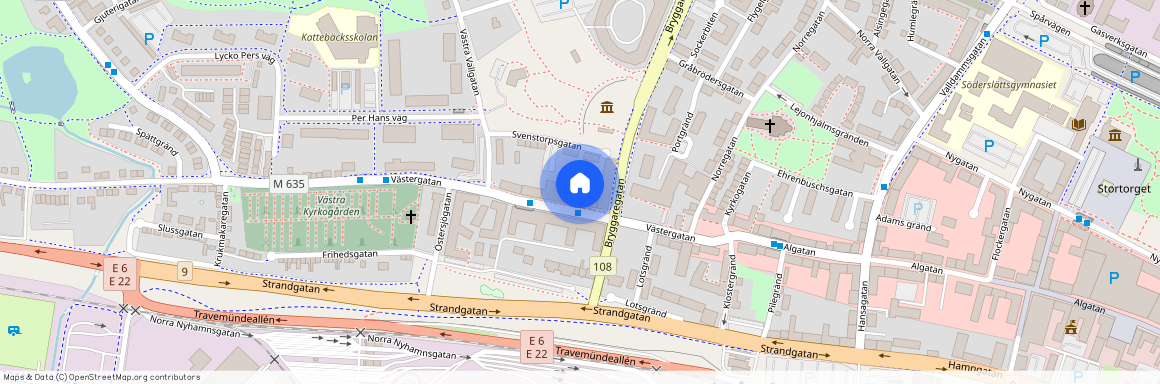 Trelleborg, Skåne, Västergatan 18