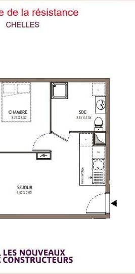 Location Appartement 2 pièces 39m² CHELLES 77500 - Photo 1