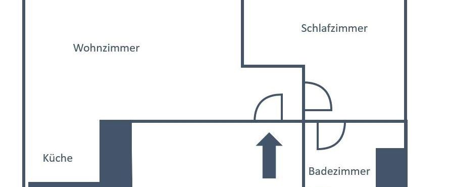 Moderne Zwei-Zimmer-Wohnung in ruhiger Lage - Photo 1