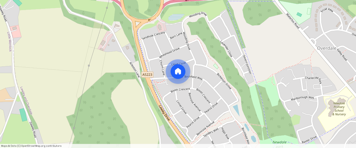 Birchfield Way Lawley, Way Law, Telford