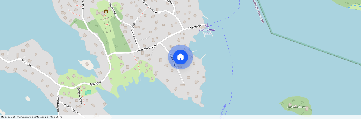 Östra Vägen, Lidingö