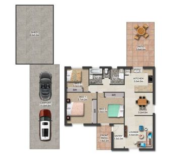 3-Bedroom Family Home with Backyard & Garage - Photo 3