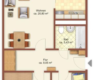 3-Raum-Wohnung in Chemnitz Kappel - Foto 1