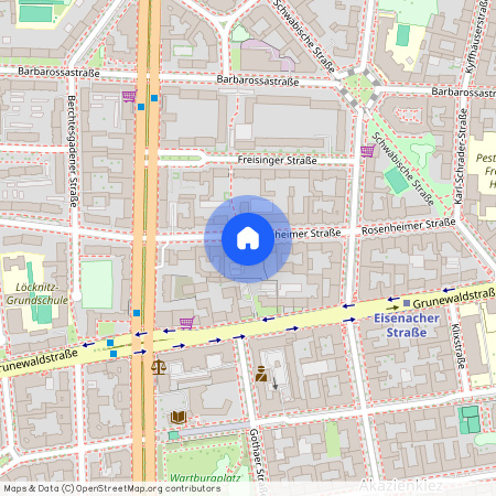 Rosenheimer Str. 29A, 10781 Berlin-Bezirk Tempelhof-Schöneberg, Deutschland