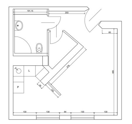 Zobacz>>>kawalerka z widokiem na Wisłę 32.3 m² - Zdjęcie 5