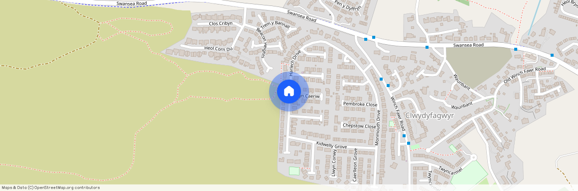 Harlech Drive, Merthyr Tydfil, CF48