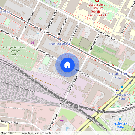 Berliner Str. 23, 01067 Dresden - Friedrichstadt