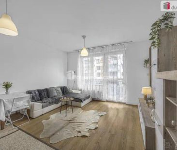 Krásný slunný vybavený byt 1+kk s terasou a s parkovacím stáním v Č... - Fotografie 3