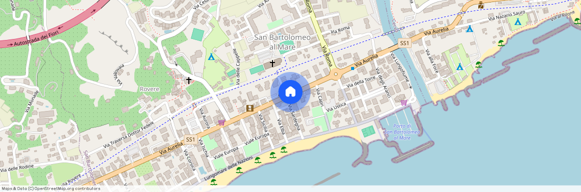 Via Aurelia, 97, San Bartolomeo Al Mare