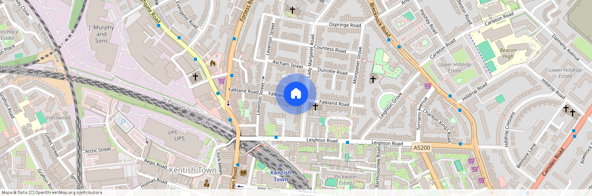 Falkland Road, NW5, London