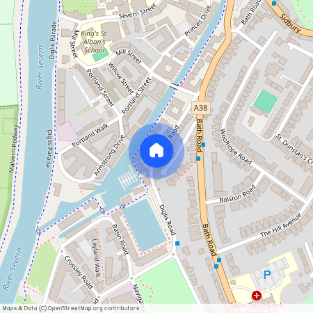 Diglis Road, Worcester, Worcestershire