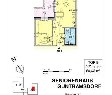 Betreubares Wohnen (ab 60 Jahre) in Guntramsdorf – schöne 2 Zimmerw... - Photo 6