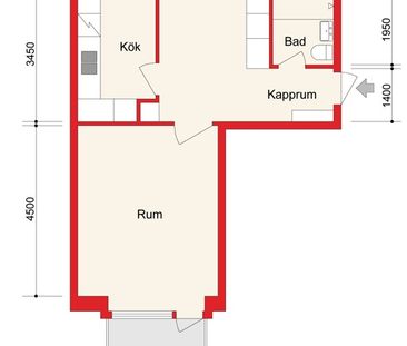 1 rok Villavägen 5b, Rimbo (nyrenoverad) - Foto 2