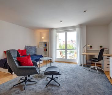 Bright 1-room apartment with balcony in Munich-Schwabing - Photo 1