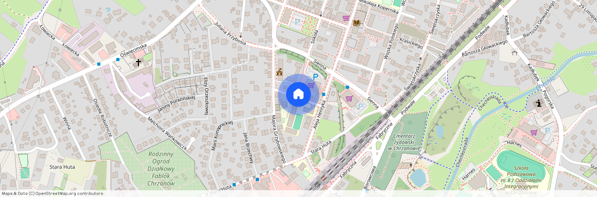 ul. Paderewskiego, Chrzanów, Chrzanów, chrzanowski, małopolskie