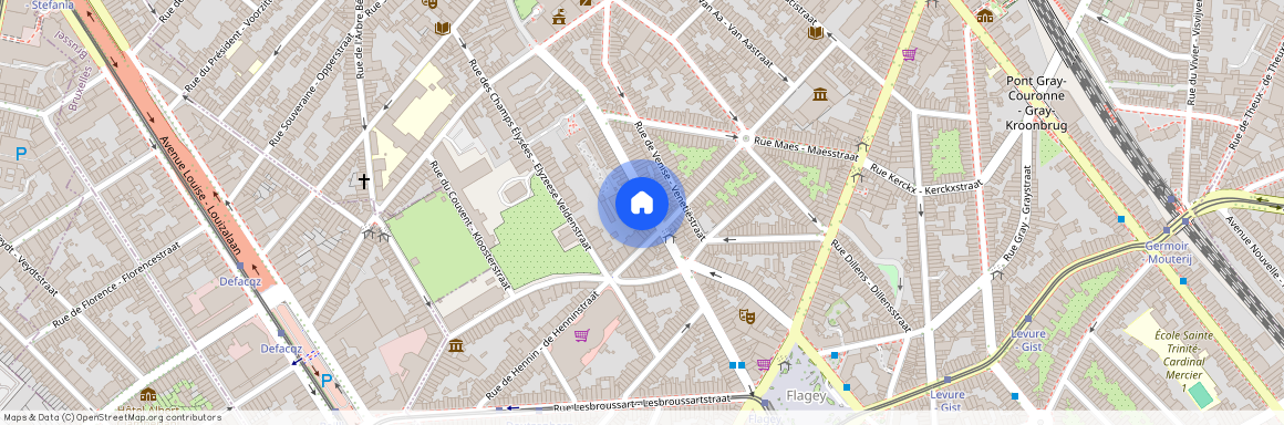 Chaussée d'Ixelles - Elsense Steenweg 287, 1050 Ixelles - Elsene, Belgium