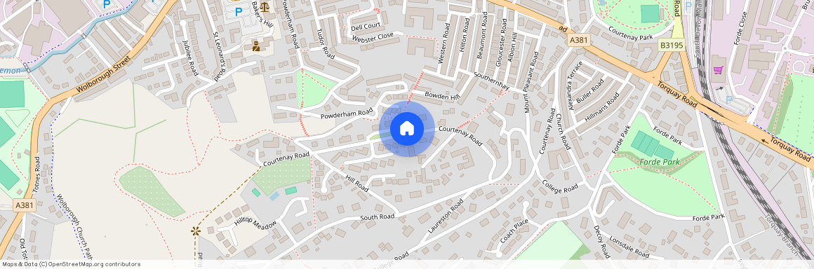 Courtenay Road, Newton Abbot, TQ12