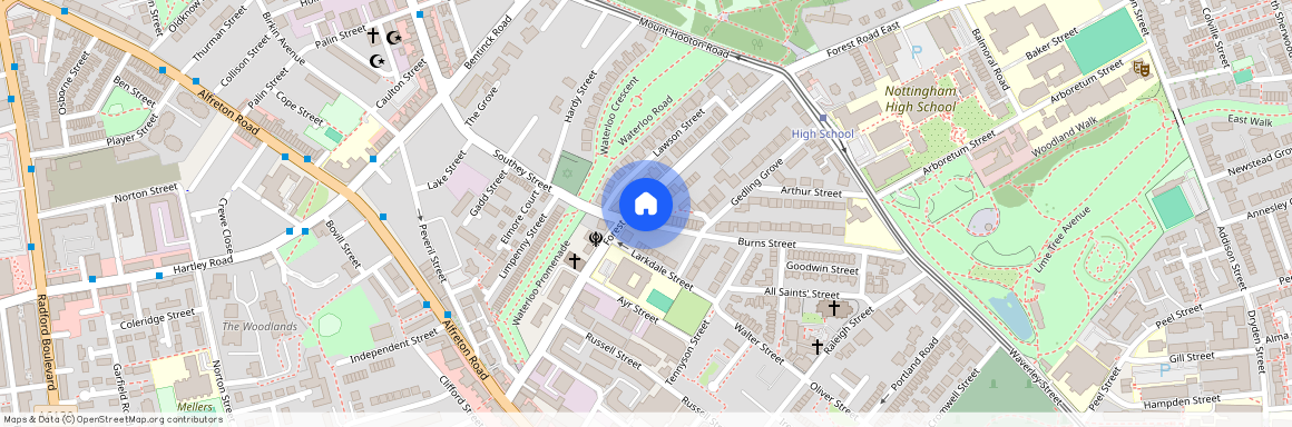 Flat H, 58 Burns Street, Nottingham, Nottinghamshire, NG7