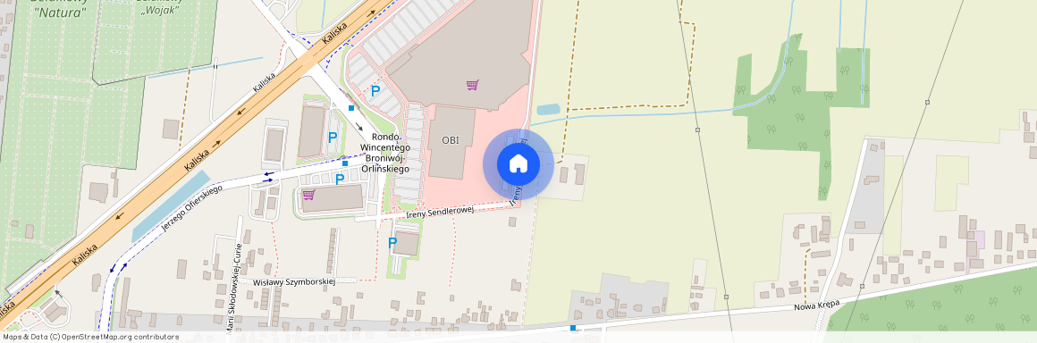 ul. Nowa Krępa, Ostrów Wielkopolski, ostrowski, wielkopolskie