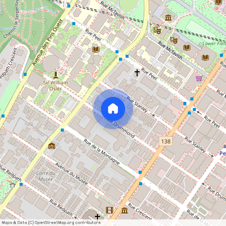 3455 Rue Drummond, 608, Montréal, QC H3G 2R6