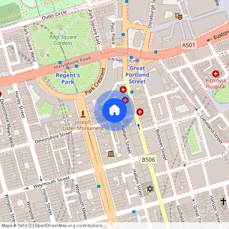 Flat 1A, The Townhouse, 105 Hallam Street, W1W 5HD, London