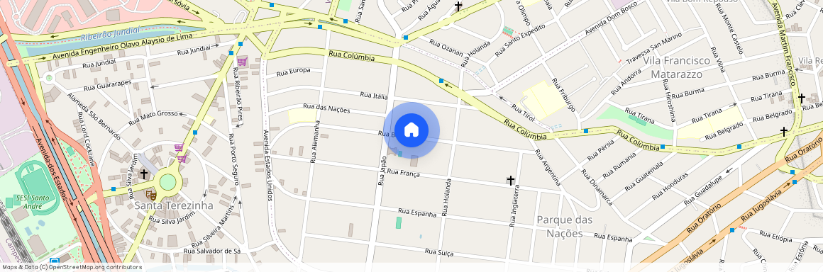 Rua, Bélgica, 692, Parque das Nações, Santo André