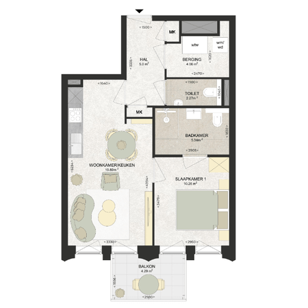 Appartement te huur: Kennedylaan 194 2035 TR Haarlem - Photo 4