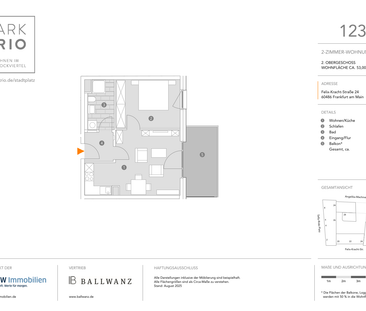 Ihr neues Zuhause mit Nachhaltigkeitsfokus: Moderne 2-Zimmer-Wohnung - Photo 1