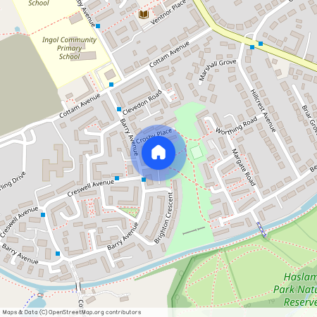 1-Bed Flat to Let on Cromer Place, Ingol, Preston