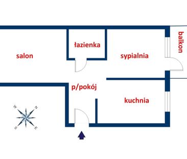 2 pok. z balkonem przy stacji metra Ursynów - Фото 1