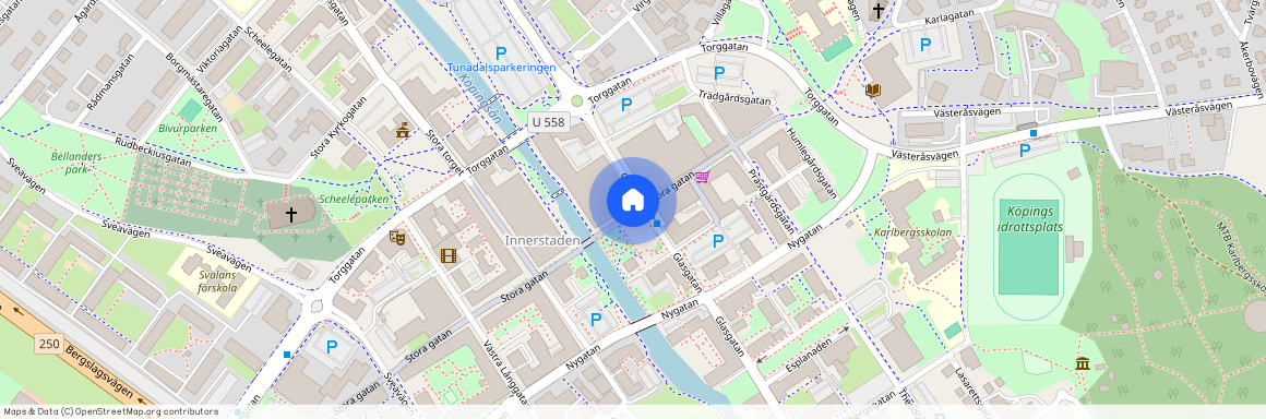 Stora Gatan, Köping