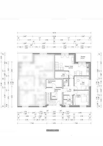 Ebenerdig wohnen auf 87,5 m² in Augustfehn | Neubau | KfW-40 | Einbauküche | Gartenanteil - Foto 3