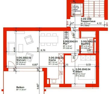 2.5 Zimmer, 60 m², 2. Stock - Photo 6